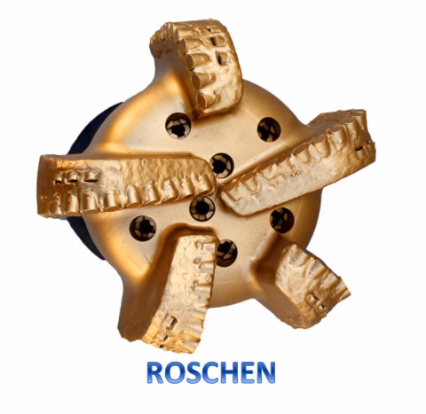 Niedriger Preis Gebrauchter API 8 1/2 Zoll 215,9 mm 5-Blatt-Stahlkörper-Diamant-PDC-Kernbohrer Bohrinselbohrer zum Verkauf